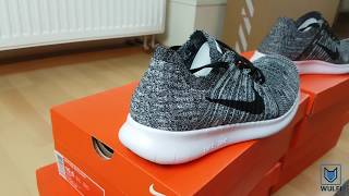 NIKE FREE RN Flyknit in WhiteBlack [upl. by Anerehs]