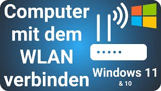 WLAN Einrichten PC mit WLAN Verbinden Windows 11 amp 10 [upl. by Mighell]