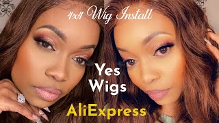 YES Wigs Install from AliExpress [upl. by Allrud]