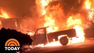 California Wildfires Continue Survivors Describe Deadly Conditions  TODAY [upl. by Lore]