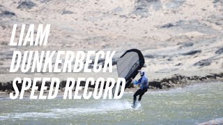 Liam Dunkerbeck Speed Record in Wingboarding [upl. by Adnawad]