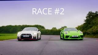 Acura NSX Type S vs C8 Corvette vs 911 Turbo S vs Nissan GTR NISMO  DRAG amp ROLL RACE [upl. by Adlesirk592]