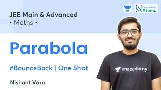 Parabola  One Shot  BounceBack Series  Unacademy Atoms  JEE Maths  Nishant Vora [upl. by Shepard]