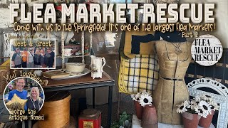 COME SHOP THE SPRINGFIELD ANTIQUE SHOW amp FLEA MARKET FOR HUGE HOME DECOR VINTAGE FINDS PART TWO [upl. by Lucita]