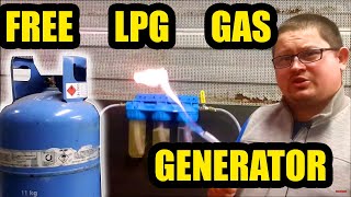 GAZ jak ZA DARMO  Jak produkować tanio gaz LPG we własnym domu  tanie ogrzewanie domu gazem [upl. by Alleunamme]