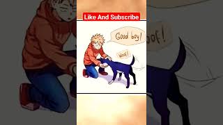 Bakugo Playing with His Dog  My Hero Academia sliceoflife manhwa [upl. by Draneb556]