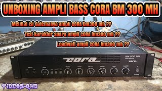 Ampli CORA BM300MH 🔴 UNBOXING LENGKAP ‼️ [upl. by Wilden]