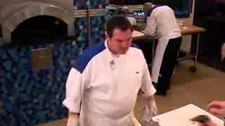 Hells Kitchen Season 8 Ep 4 Robs Burnt Pizza Uncensored [upl. by Pasho]