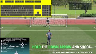 Fifa 22 PCkeyboard penalty tutorialkeyboard overlay [upl. by Luamaj]