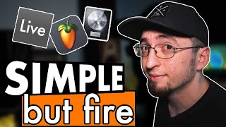 How to make SIMPLE but fire TRAP BEATS Making a beat in Ableton Live 10 [upl. by Alenson642]