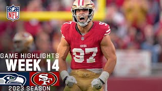 Seattle Seahawks vs San Francisco 49ers Game Highlights  NFL 2023 Week 14 [upl. by Survance420]