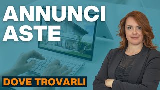 Aste Immobiliari  Dove trovare gli annunci delle case in vendita [upl. by Nitnerb181]