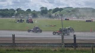 British Autograss Series Rd 1 Evesham day 2 23rd June 2024 Class 10 1 [upl. by Adnerad831]