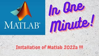 Install MATLAB 2022a   Windows 10 [upl. by Wolfy150]