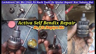 Activa Self Bendix Repair Tvs Jupiter Bendix Problem Solve Pleasure Self Bendix Repairing [upl. by Alyssa]