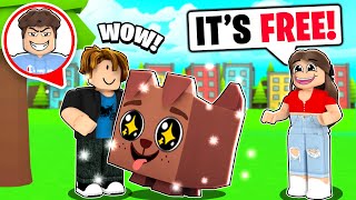 We Pretended To Be NOOBS To Test OUR SISTER Roblox Pet Simulator X [upl. by Aniratac]