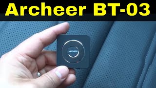 Archeer Bluetooth Transmitter And Receiver Review BT03 [upl. by Ecinej]