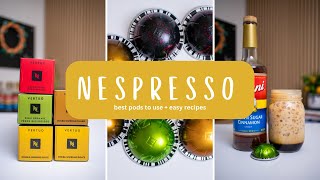 Best Nespresso Espresso Pods amp Easy Nespresso Recipes [upl. by Nahgiem569]