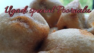 Poornalu  Telugu new year Ugadi special  The B Kitchen [upl. by Herzen814]