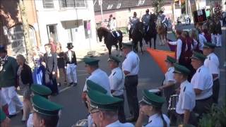 2016 0816 Schützenfest Df Niederkassel Aufmarsch zur Parade YT [upl. by Tnecnivleahcim]