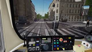 Beautiful Tramway drive through Vienna  Tram Sim Wien [upl. by Sirred]