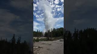 Steamboat Geyser June 4th 2018 Yellowstone [upl. by Noyar227]