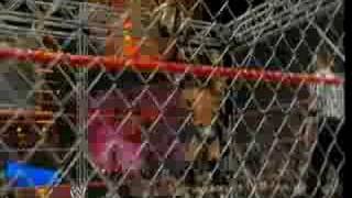 triple h vs randy orton steel cage for world title part3 [upl. by Il]