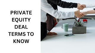 Private Equity Deal Terms to KnowPreMoney Post Money Valuation convertibles Ratchet etc [upl. by Eben661]