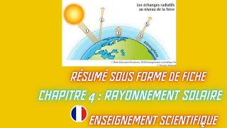 chapitre 4  rayonnement solaire [upl. by Enilorak]