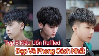 Uốn Ruffled  Top 5 Kiểu Tóc Uốn Con Sâu Đẹp và Phong Cách Nhất [upl. by Ecraep]