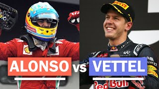 RIVALIDADES LEGENDARIAS DE F1 FERNANDO ALONSO VS SEBASTIAN VETTEL Cap 3 Parte 1 [upl. by Hali934]