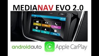 MEDIANAV Evolution con Apple CarPlay y Android Auto Dacia  Renault Novedades [upl. by Ebarta954]