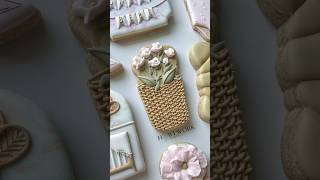 🌸floral basket cookie🌸 cookiedecorating icingcookies cookieart royalicingcookies cookievideo [upl. by Naelopan]