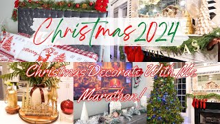 CHRISTMAS 2024 DECORATE WITH ME 2024 CHRISTMAS DECORATING IDEAS Christmas Home Tour [upl. by Ambrosio]