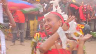 Kiriwina dancers from milne bay performing at upng 49th independence celebration of png [upl. by Harima239]