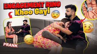 ENGAGEMENT RING KHOO GAYI😱  PRANK On RAJAT😰  UNEXPECTED REACTION😧  RAJATSWATIVLOGS [upl. by Evilo]