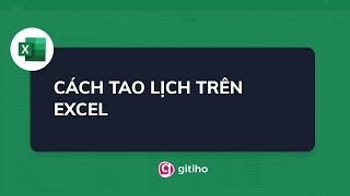 Hướng dẫn cách tạo lịch tháng bằng công thức trong Excel [upl. by Noy]