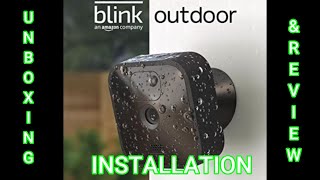 BLINK OUTDOOR CAMERA UNBOXING amp REVIEW [upl. by Marty]