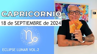 CAPRICORNIO  Horóscopo de hoy 18 de Septiembre 2024 [upl. by Ardiedal]