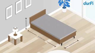 How To Measure a Mattress Size Single Mattress Queen Mattress King Mattress [upl. by Nyssa]