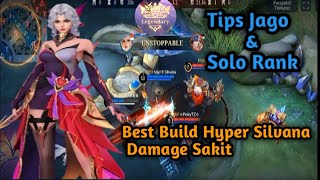 SILVANA HYPER  BEST BUILD SILVANA TERSAKIT 2024 mobilelegends mlbb silvana [upl. by Tabbitha]