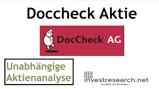 Doccheck Aktie Führende Onlineplattform für Ärzte in Europa [upl. by Hadias]