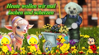 Heute wollen wir lachen und scherzen in der Osterzeit 🐰 liebe Grüße aus der Ferne 🐣 [upl. by Anisor]