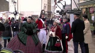 Rochester Dickens Christmas Festival in the snow [upl. by Relyk190]