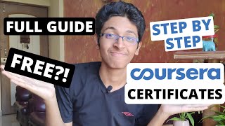 How To Get Paid Coursera Course Certificates For FREE in 2020🔥  Step by Step  Complete Guide [upl. by Enneibaf44]