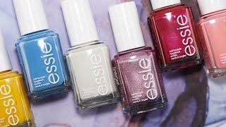 Essie Revamped Nail Polishes from the 2023 advent calendar  WINTER NAIL FEST❄️ femketjeNL [upl. by Eddy295]