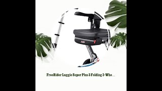 FreeRider Luggie Super Plus 3 Folding 3Wheel Mobility Scooter [upl. by Nnairac]