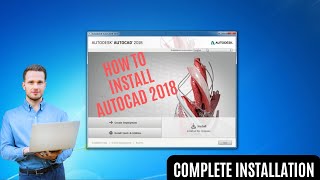 How To Install Autocad 2018  Autocad Kaise Install Kare  BMTechnologyChannel [upl. by Rosenwald]