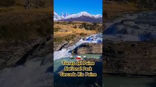 Torres del Paine 🇨🇱 National Park  Cascada Rio Paine Waterfalls Paine River  Chile South America [upl. by Lehman]