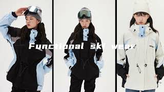 Stylish Ski Jacket The Perfect Blend of Design and Function [upl. by Arun104]